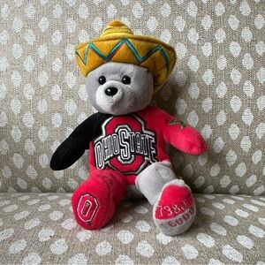 Team beans Buckeye 2003 Tostitos National Championship Bear #7380 of 16000